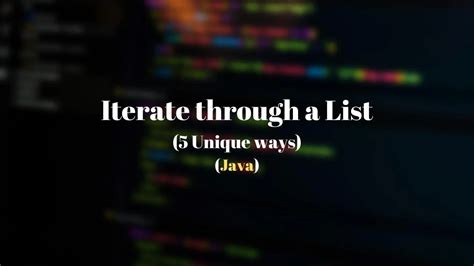 iterate list in java|iterate list using streams.